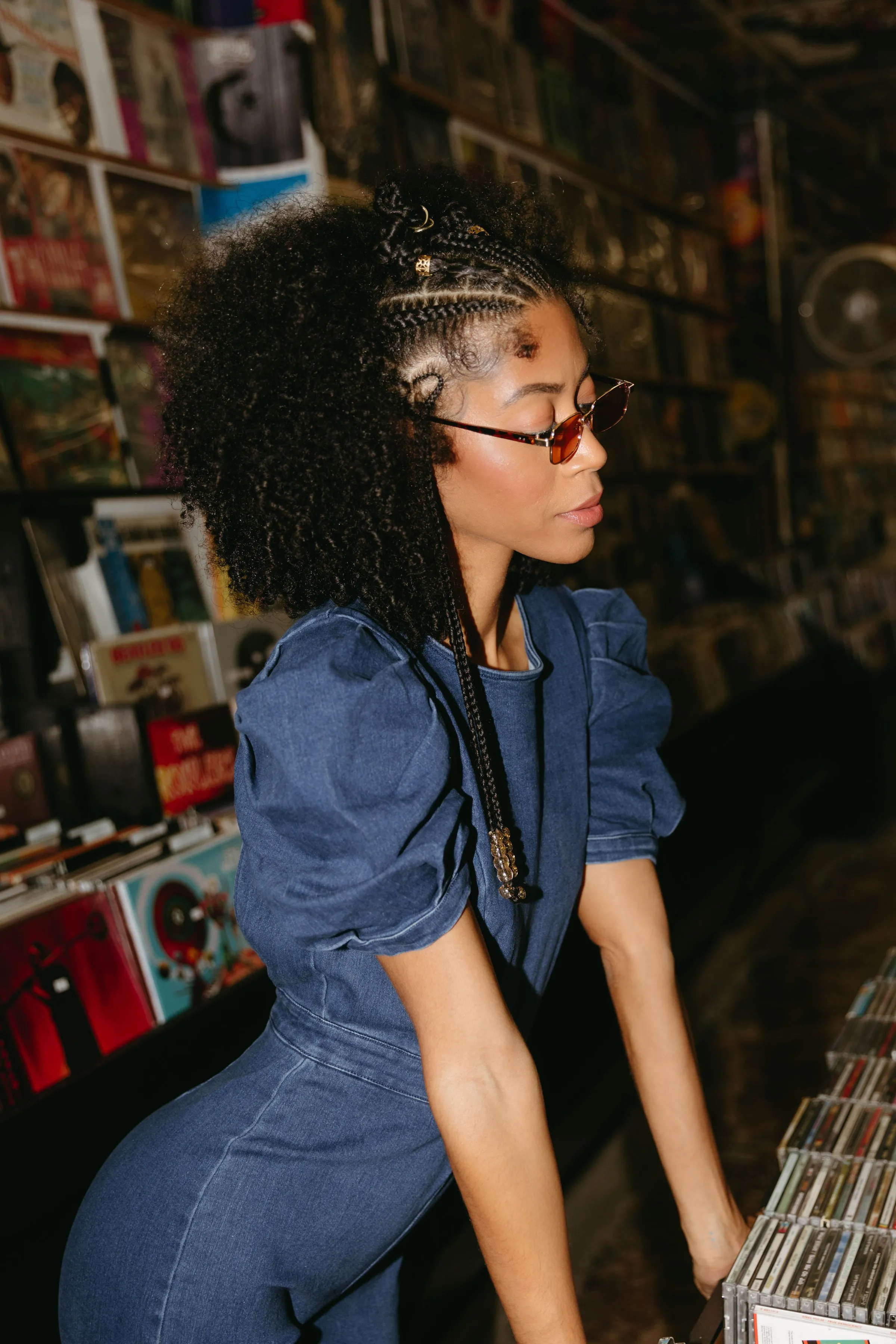 My Love is Like Whoa Denim Jumpsuit