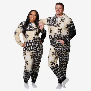 New Orleans Saints Busy Block One Piece Pajamas
