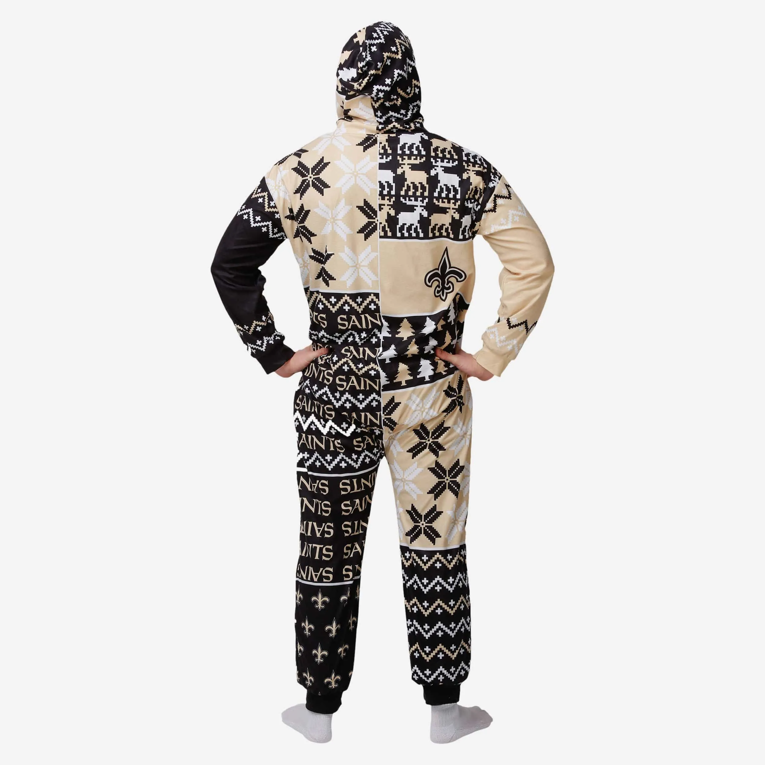 New Orleans Saints Busy Block One Piece Pajamas