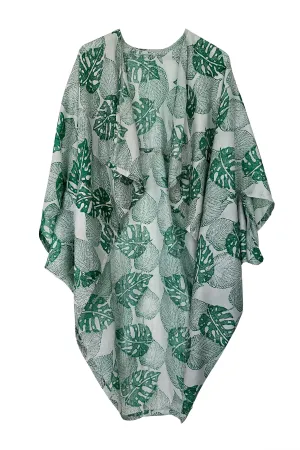 NEW! Peace Silk Kimono Monstera