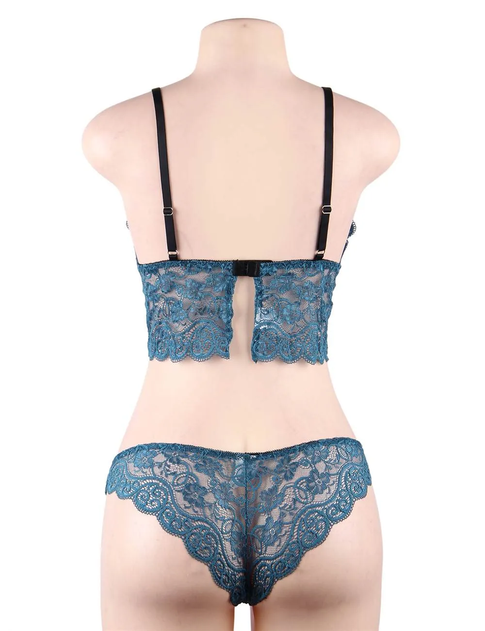 New Women Hollow Sexy Sleepwear Nightwear Lace Trim Satin Top Pajama Sets