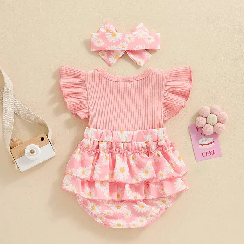 Newborn Ruffle  Romper