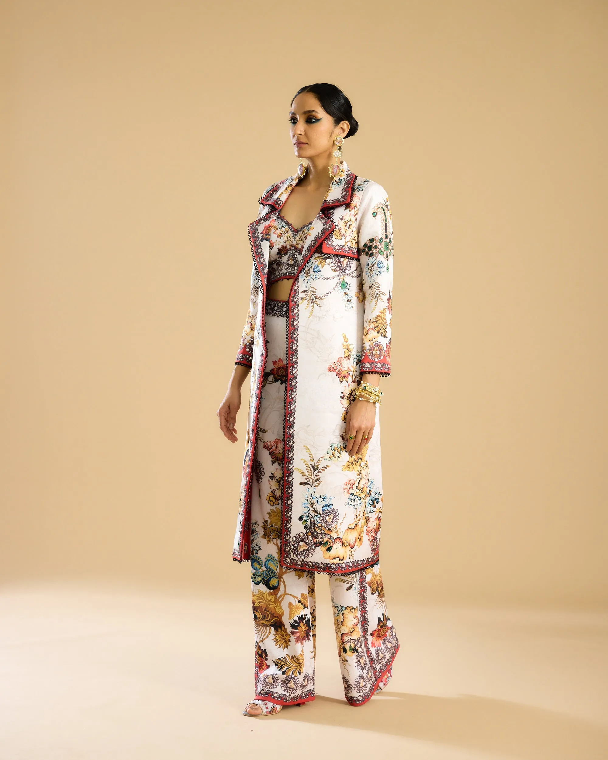 Nizam : Freya - Ivory/Red