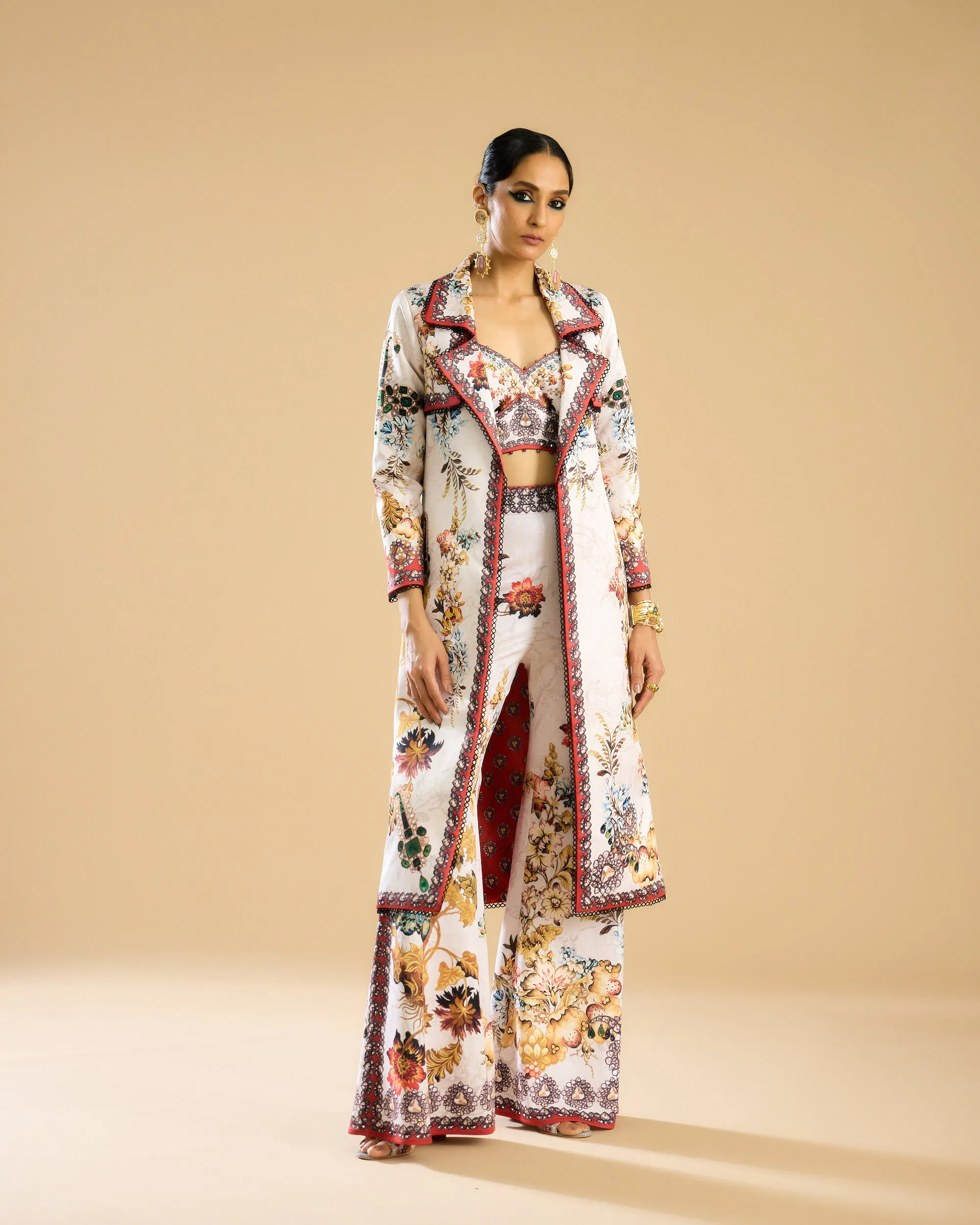 Nizam : Freya - Ivory/Red