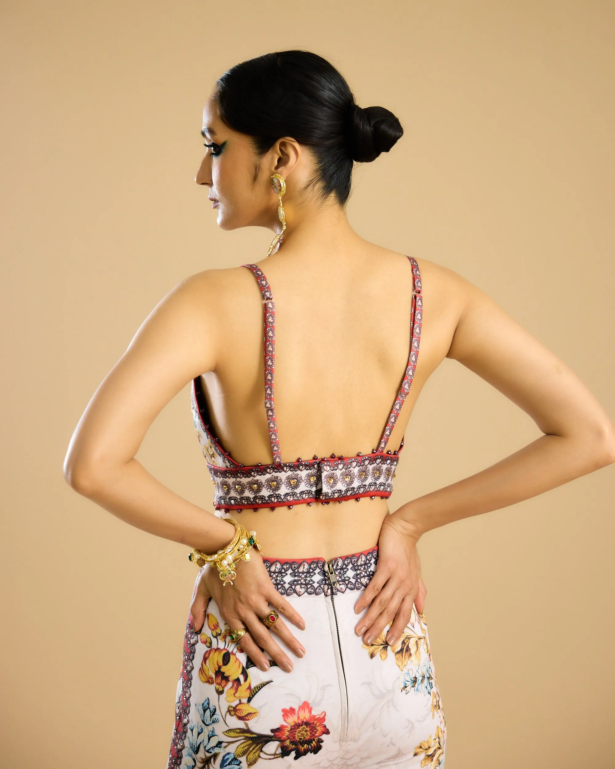 Nizam : Freya - Ivory/Red