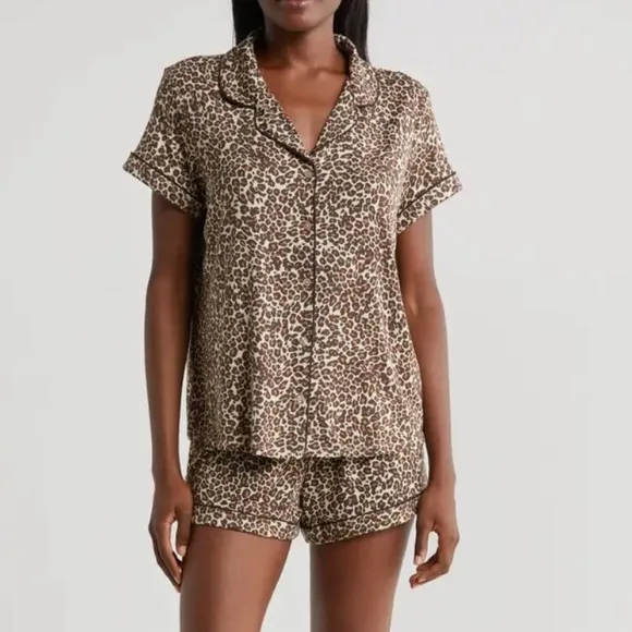 Nordstrom Short Pajamas, leopard spots