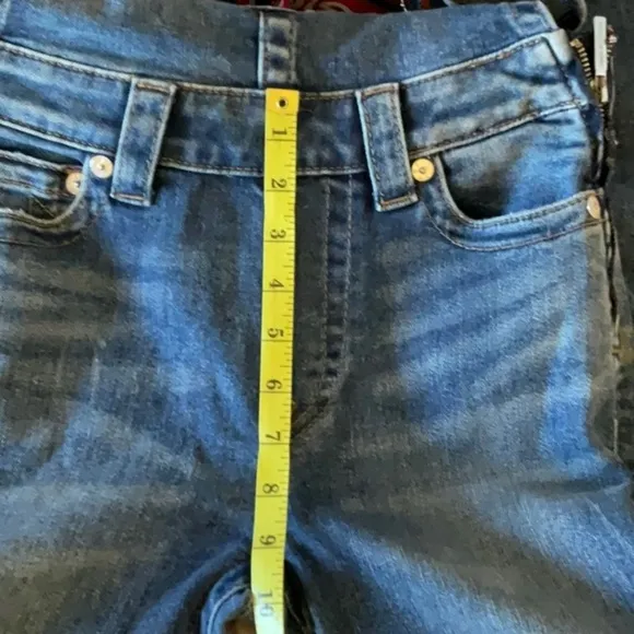 NWOT  True Religion  Skinny Denim overalls. RN112790 202206   Red Straps SzXS