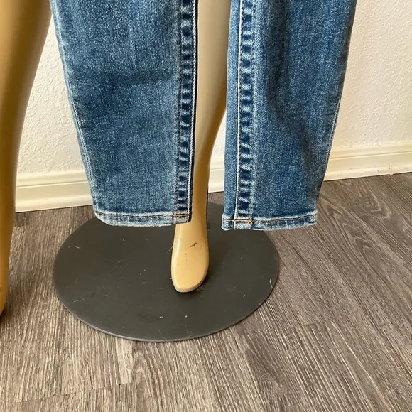 NWOT  True Religion  Skinny Denim overalls. RN112790 202206   Red Straps SzXS