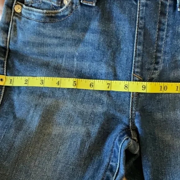 NWOT  True Religion  Skinny Denim overalls. RN112790 202206   Red Straps SzXS