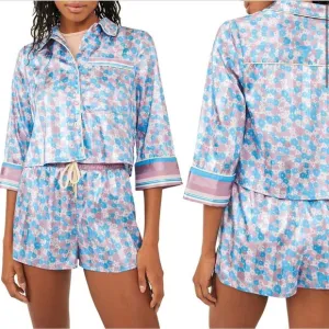 NWT Free People Pillow Talk Satin Short Pajamas‎