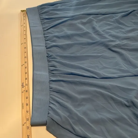 NWT Torrid Maxi Chiffon Undershort Skirt Blissful Blue Torrid Size 4X