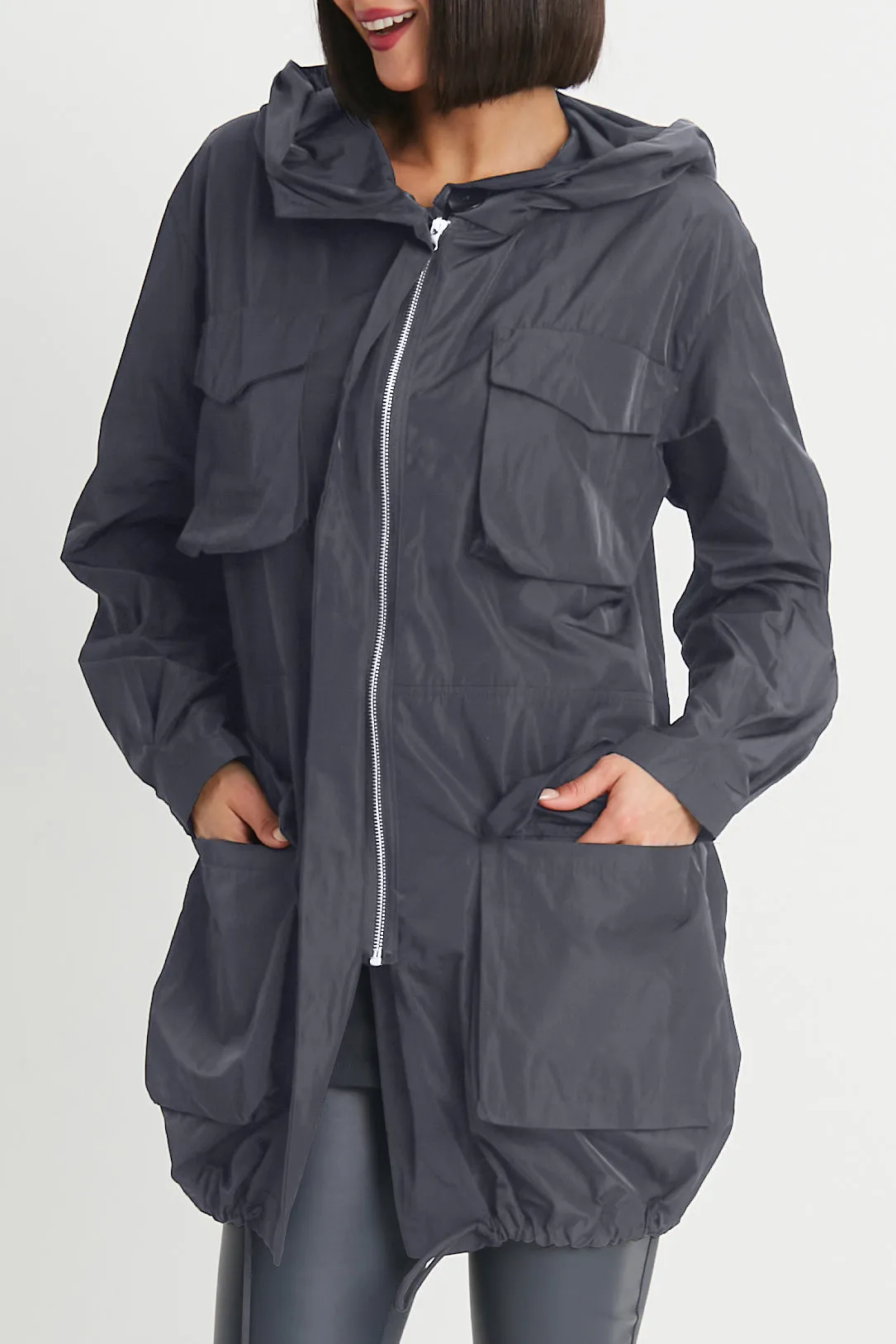 Nylon Cargo Jacket