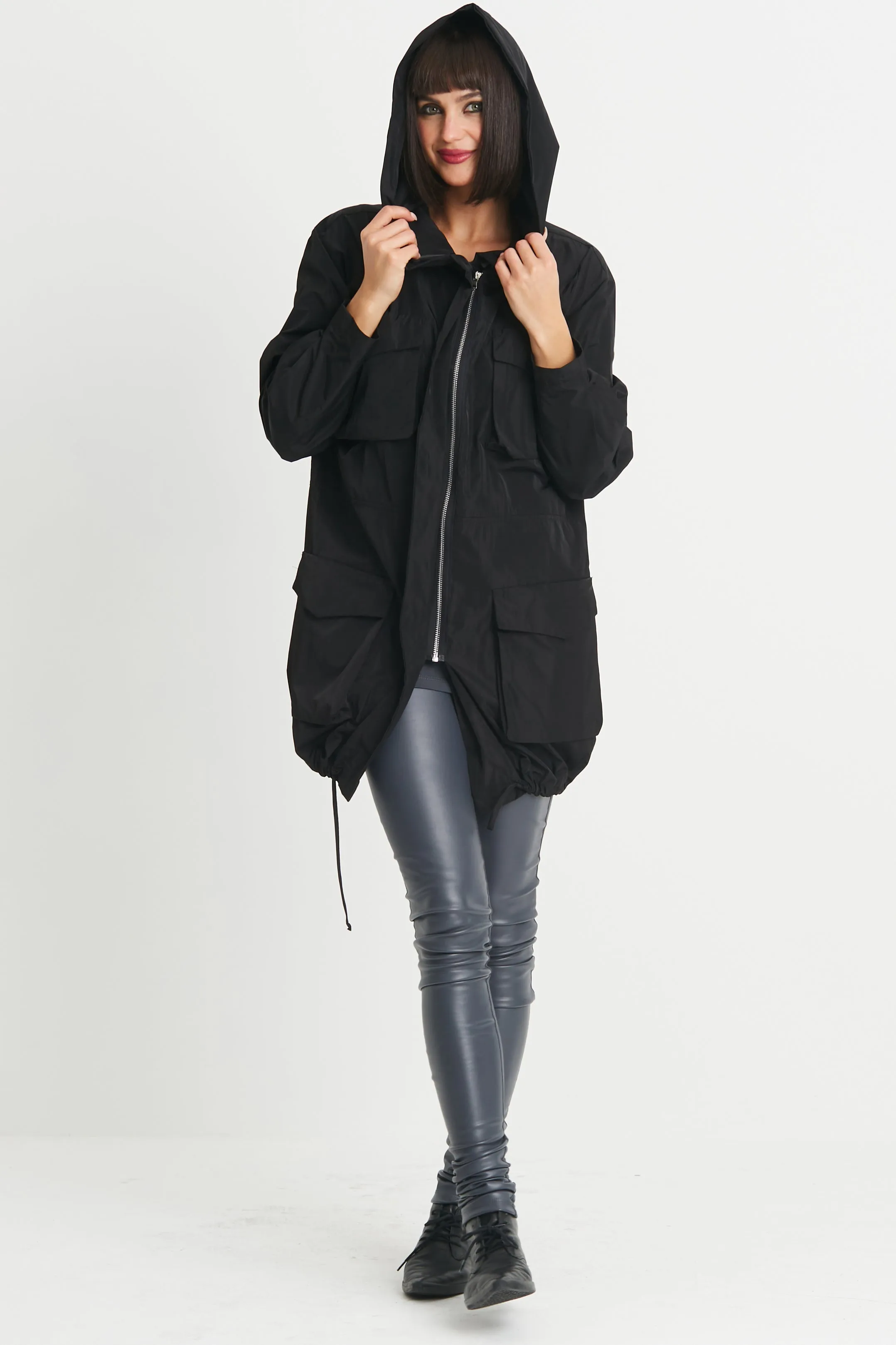Nylon Cargo Jacket