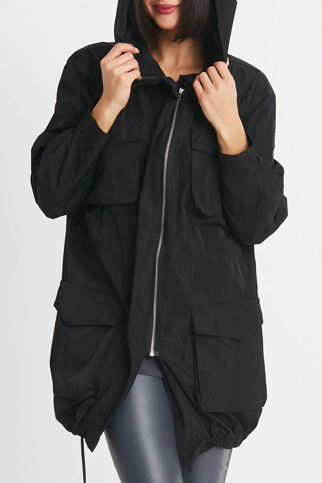 Nylon Cargo Jacket
