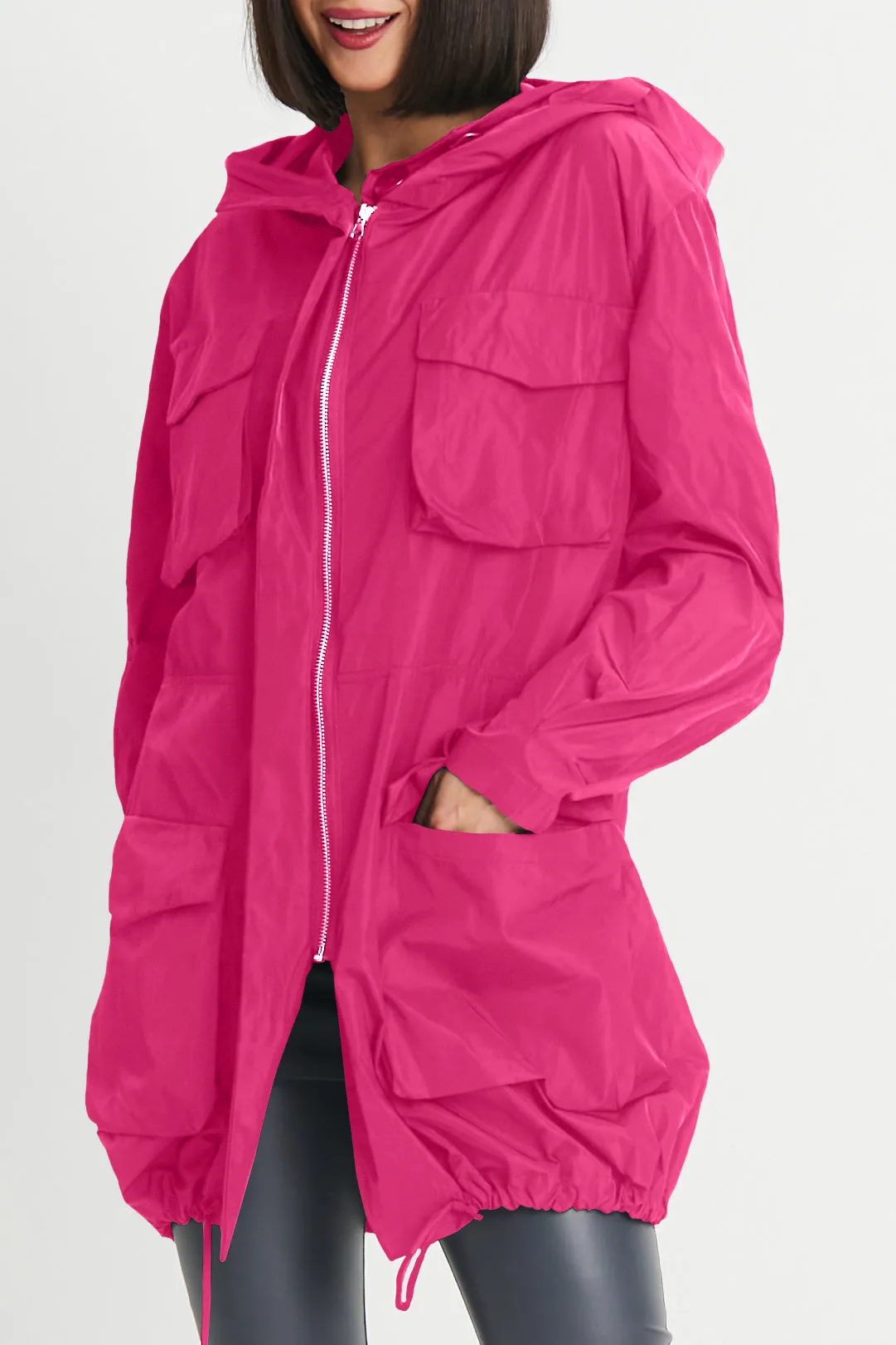 Nylon Cargo Jacket