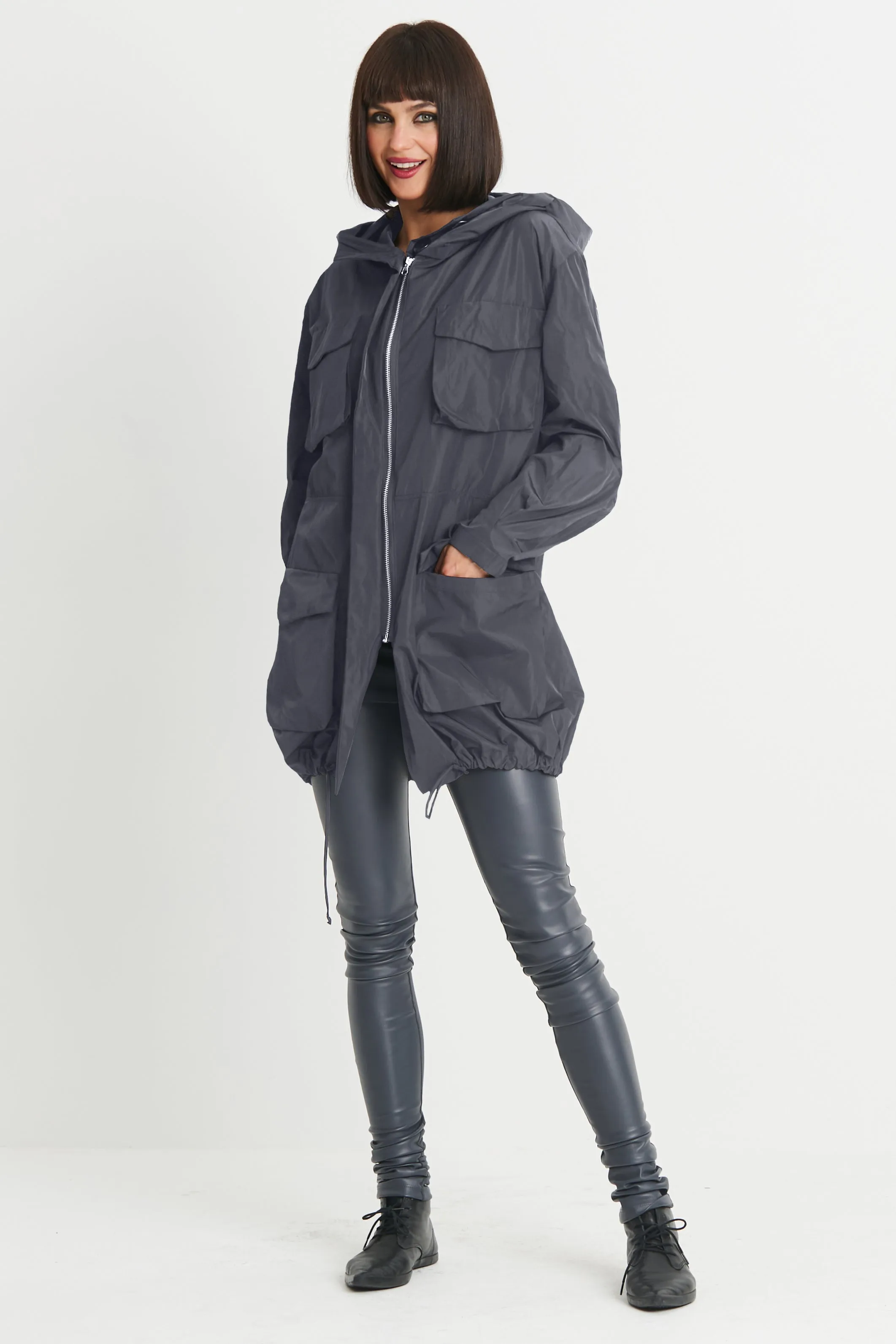 Nylon Cargo Jacket