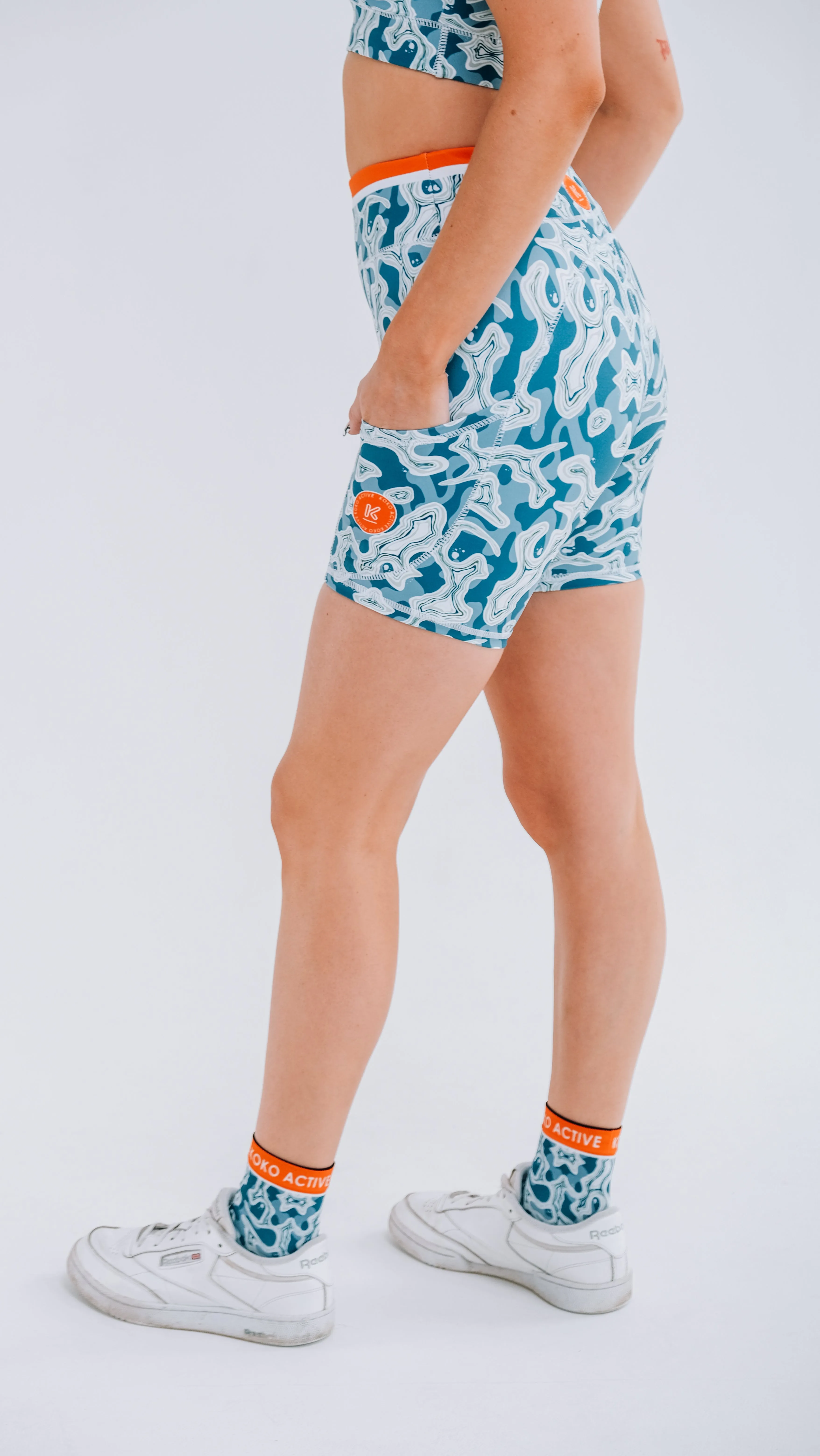 Ocean and Terrains Extra Shorty Shorts