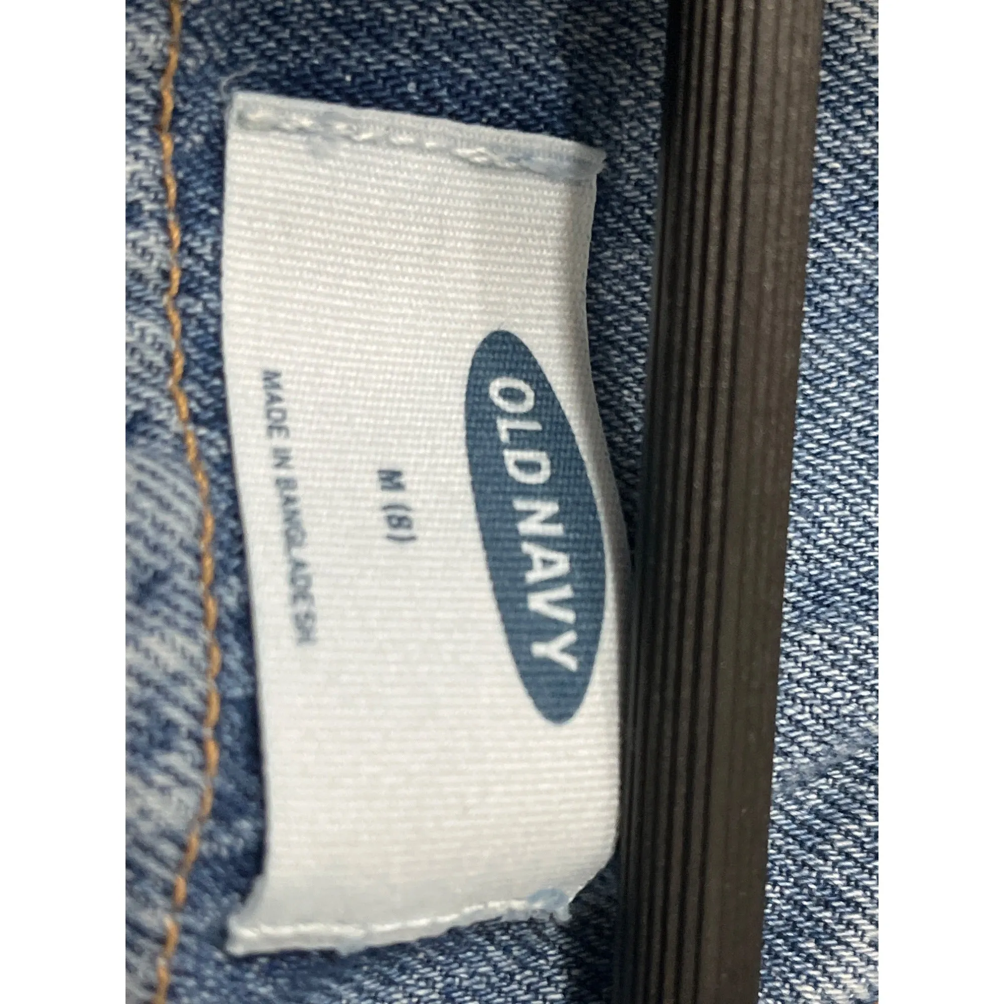 Old Navy Kids Denim Overalls M (8) Blue Adjustable Straps Pockets