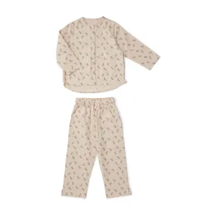 Olly Pyjamas Set - Fern/rose