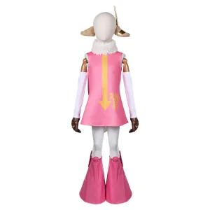 One Piece Vegapunk/Atlas Pink Suit Kids Children Cosplay Costume Outfits