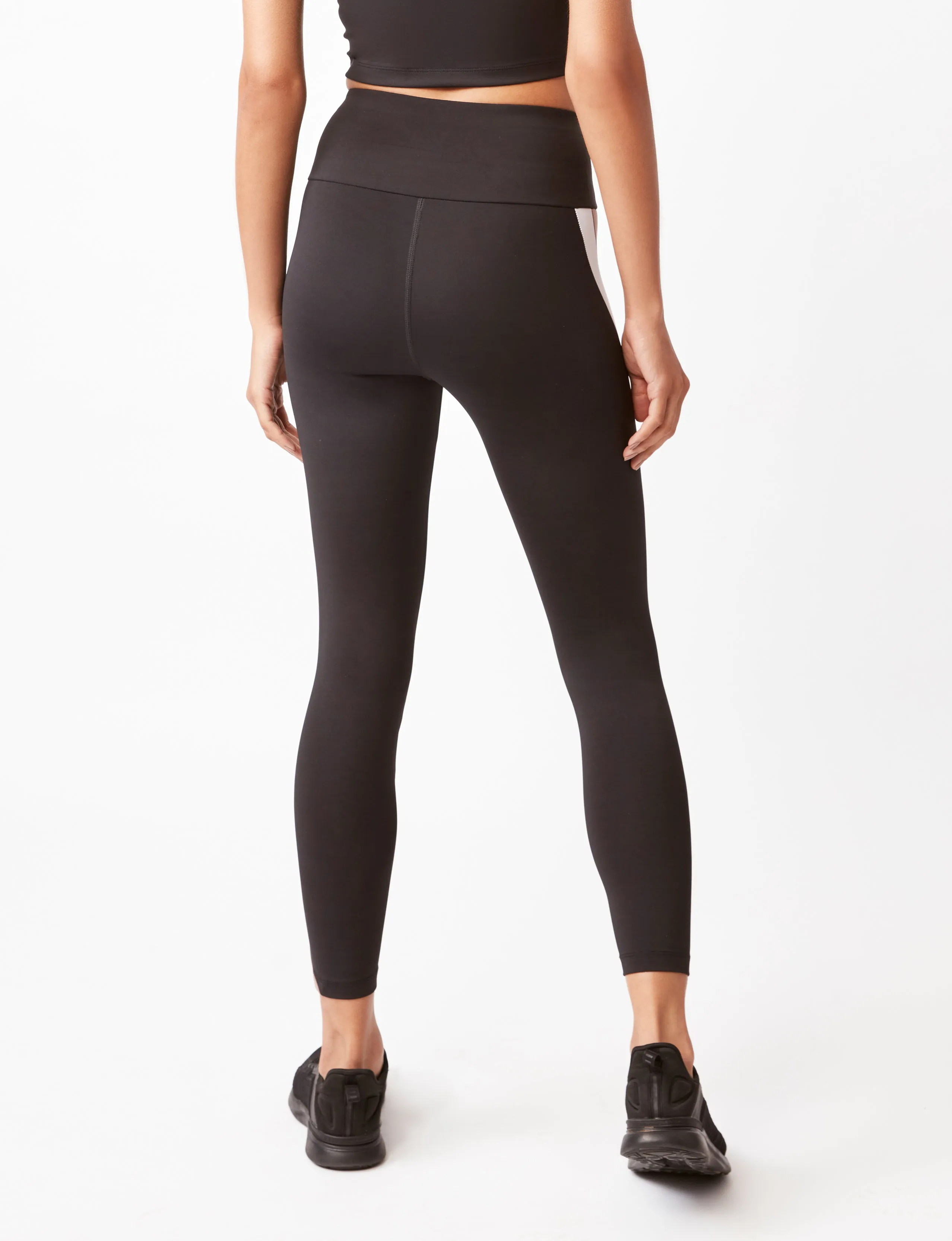 Onyx Candy Stripe Leggings