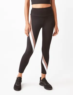 Onyx Candy Stripe Leggings