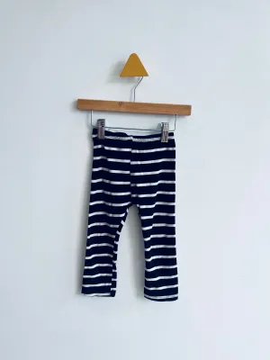 Organic Cotton Striped Leggings // 2Y