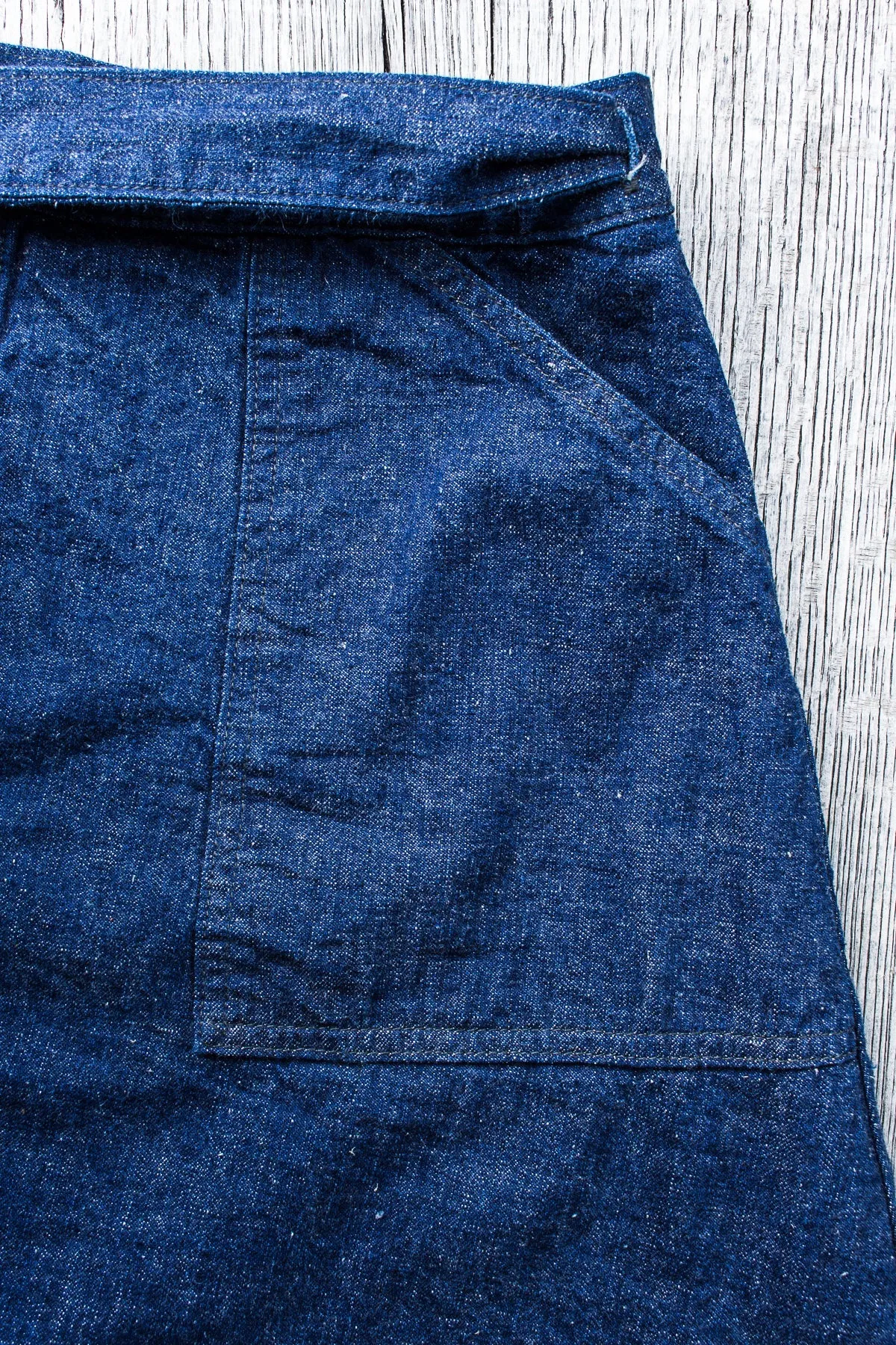 OrSlow 4014 Women's Denim Wrap Long Skirt