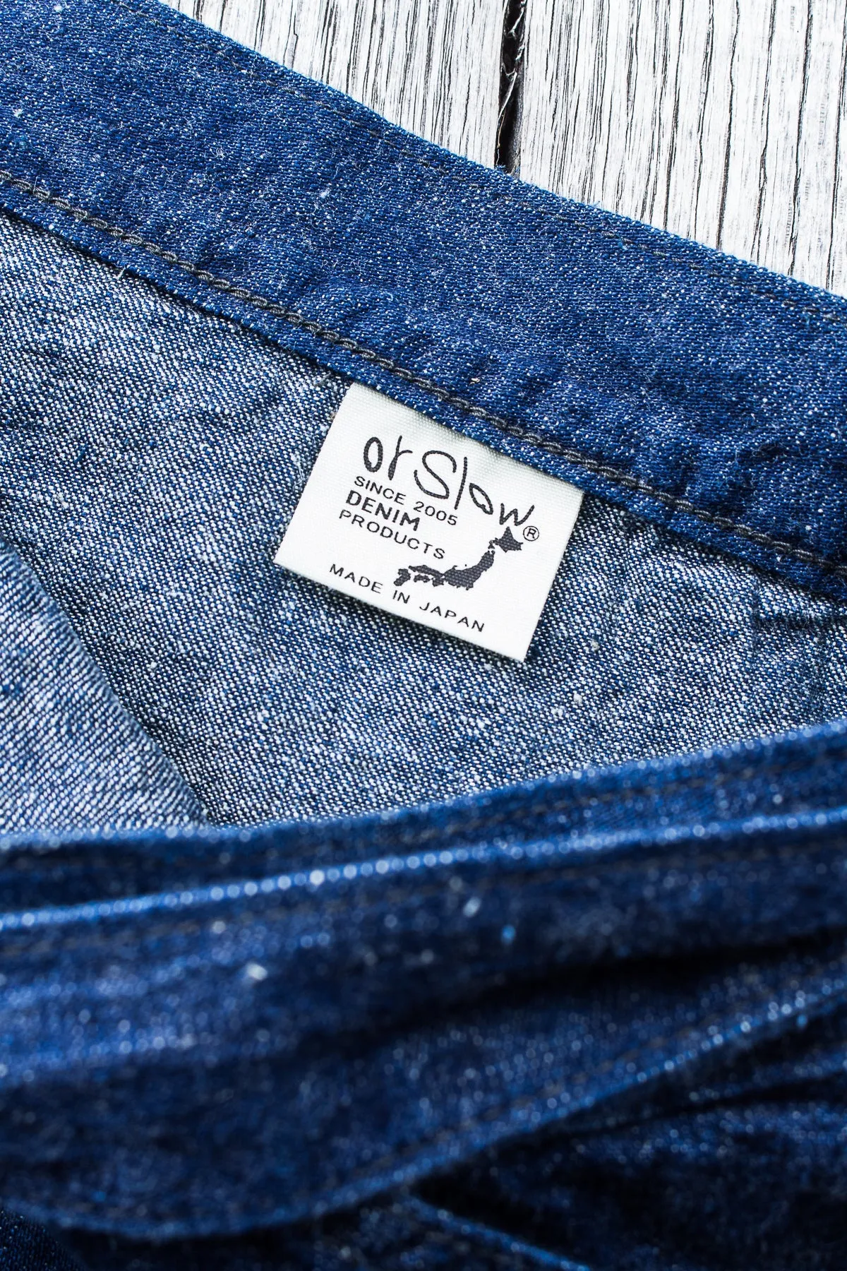 OrSlow 4014 Women's Denim Wrap Long Skirt