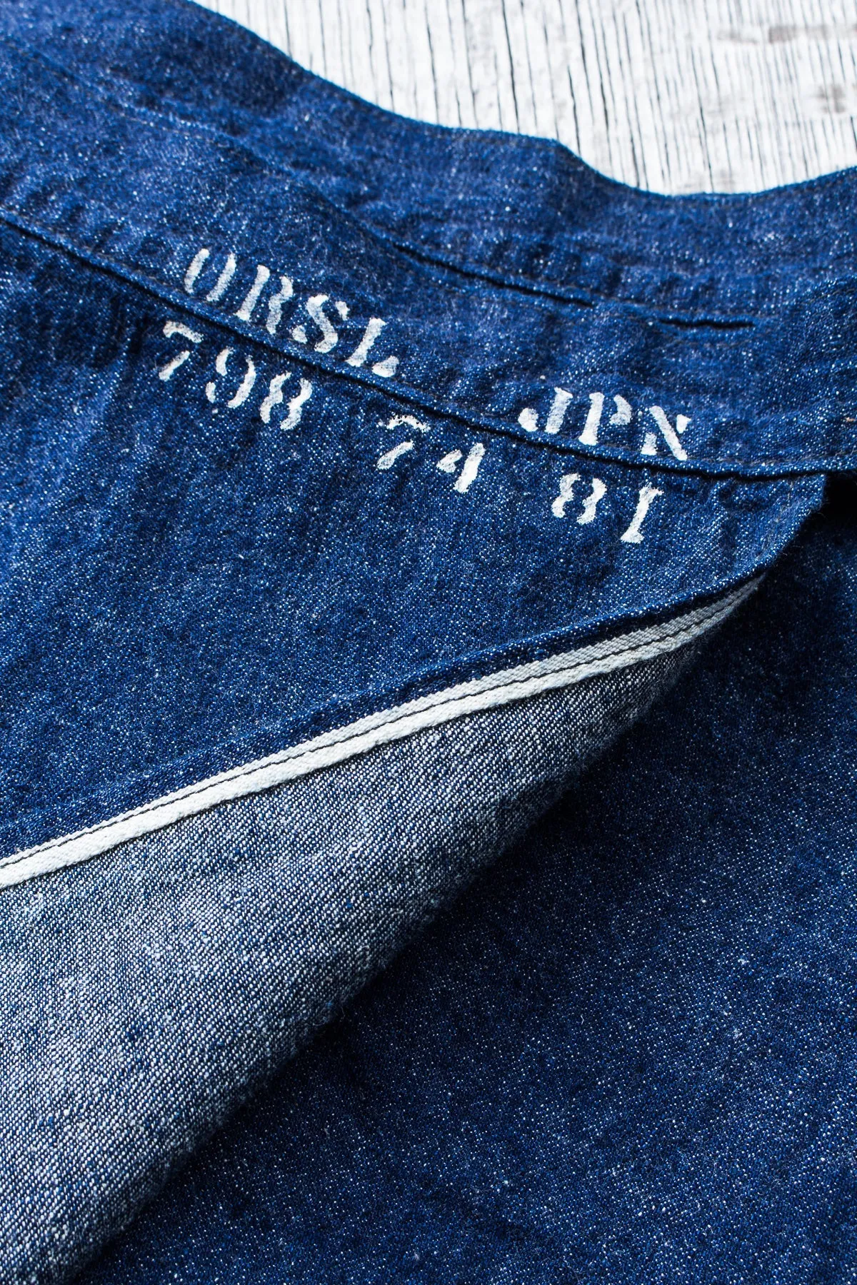 OrSlow 4014 Women's Denim Wrap Long Skirt