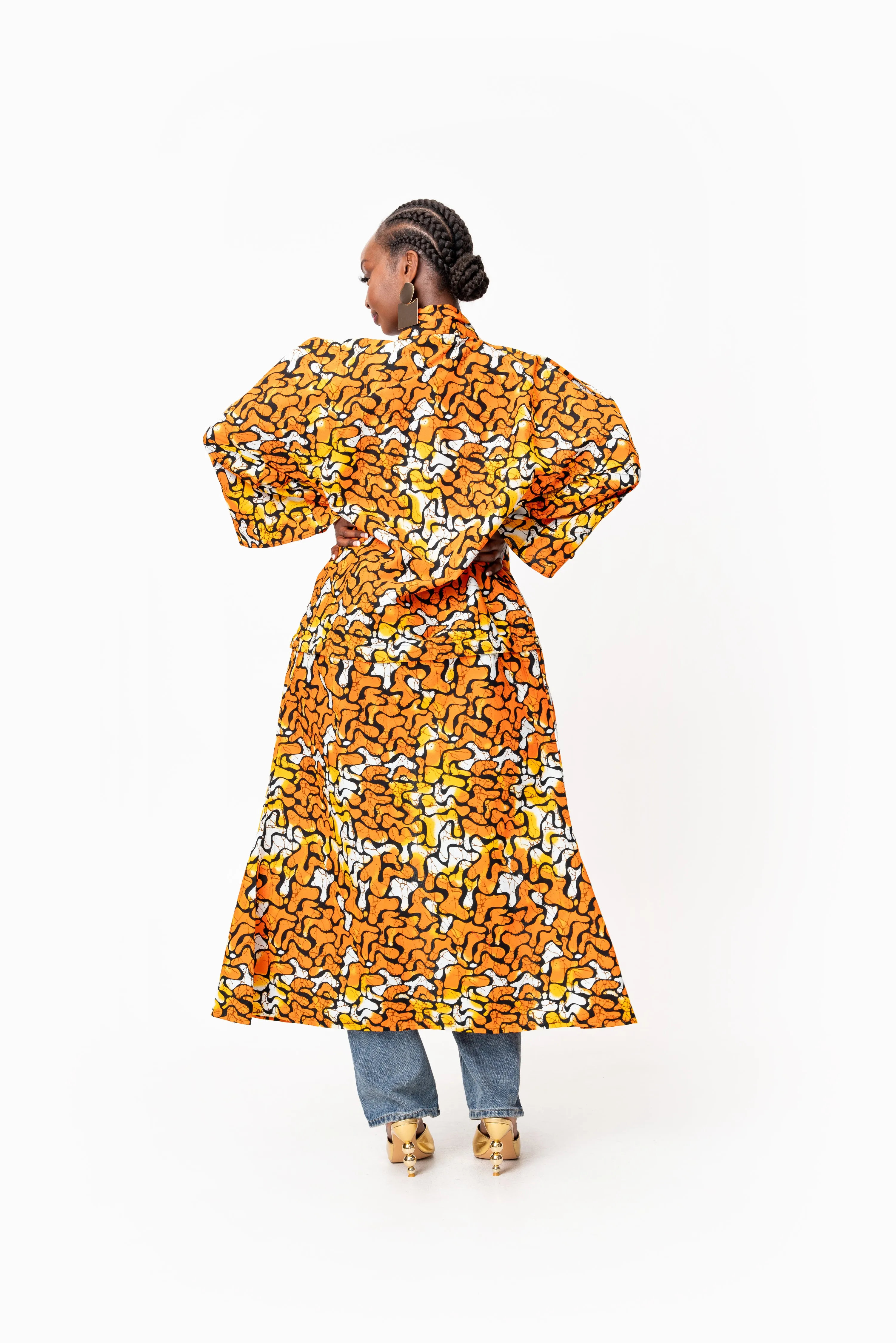 OTTI African Print convertible Kimono