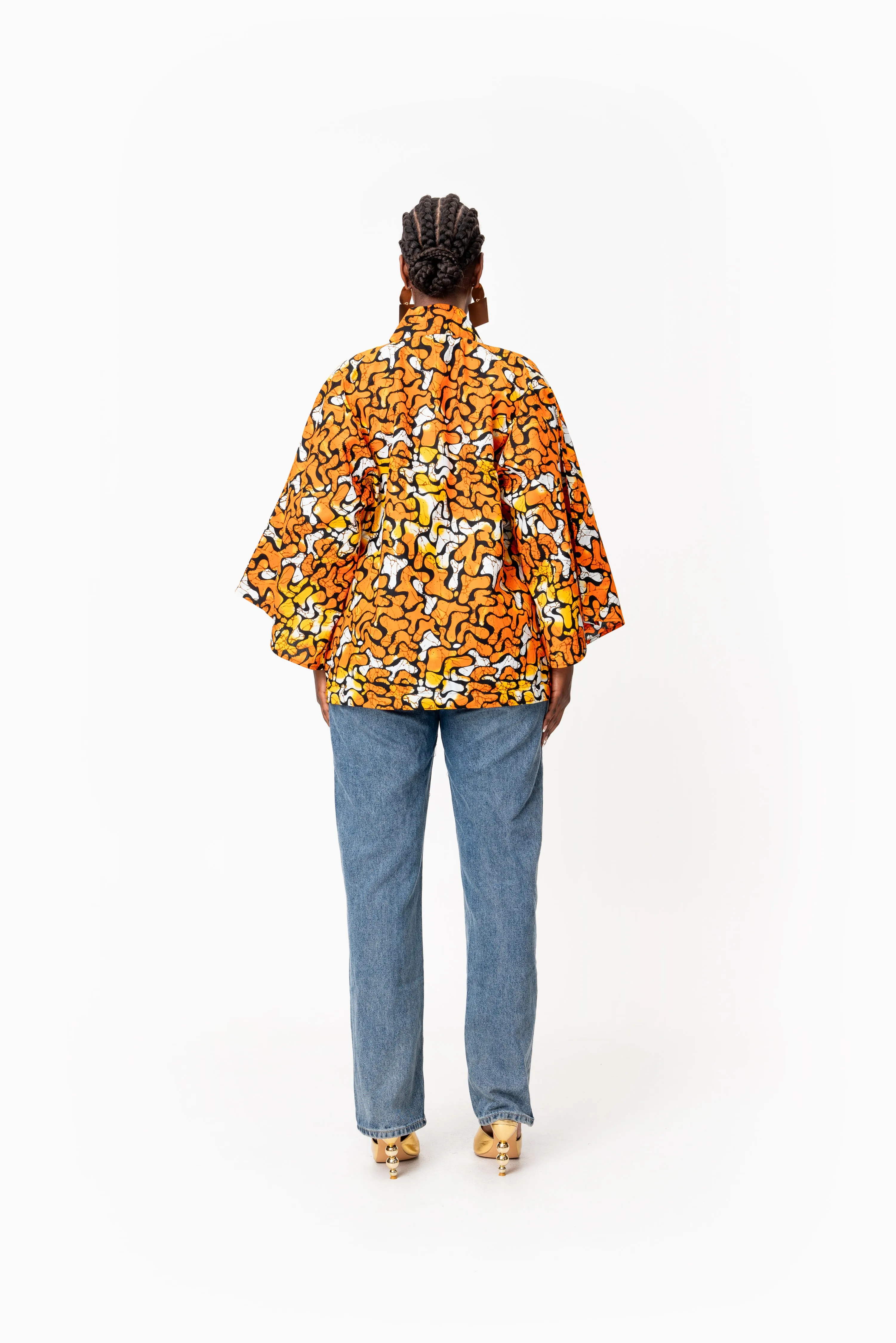OTTI African Print convertible Kimono