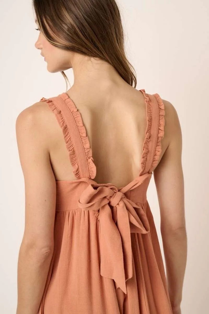 Outdoor Events Wide Leg Jumpsuit in Ginger