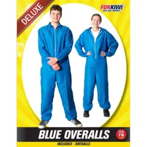Overalls Blue Adult Costume