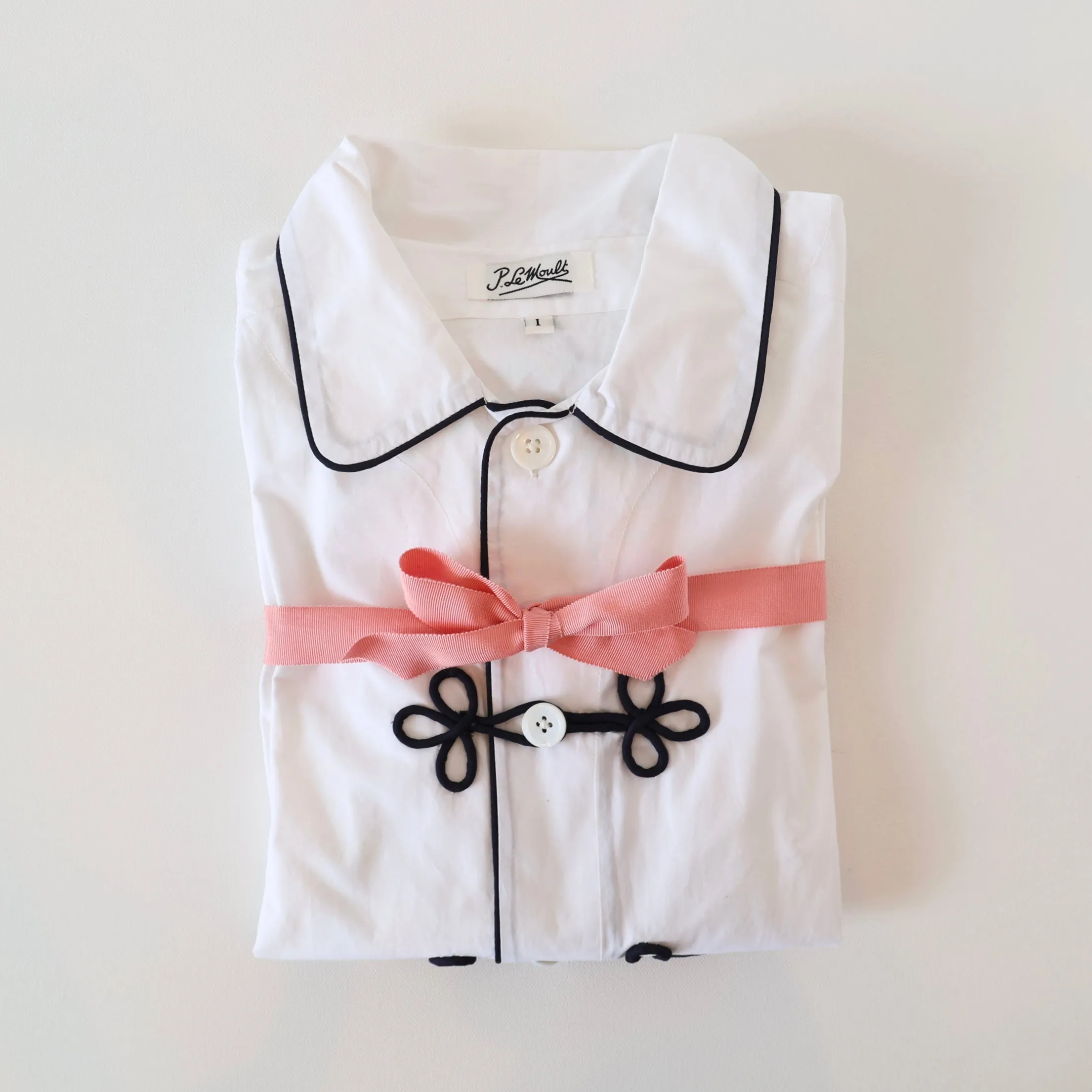 P. Le Moult Hussar Pajama Set - White