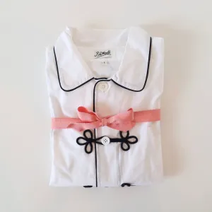 P. Le Moult Hussar Pajama Set - White