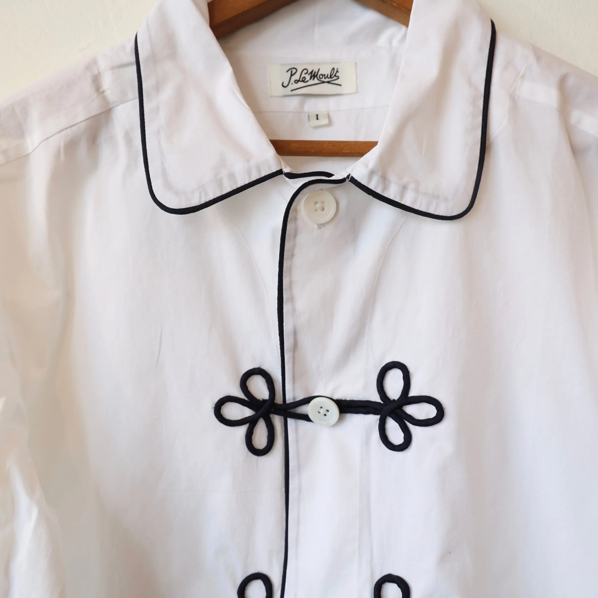 P. Le Moult Hussar Pajama Set - White