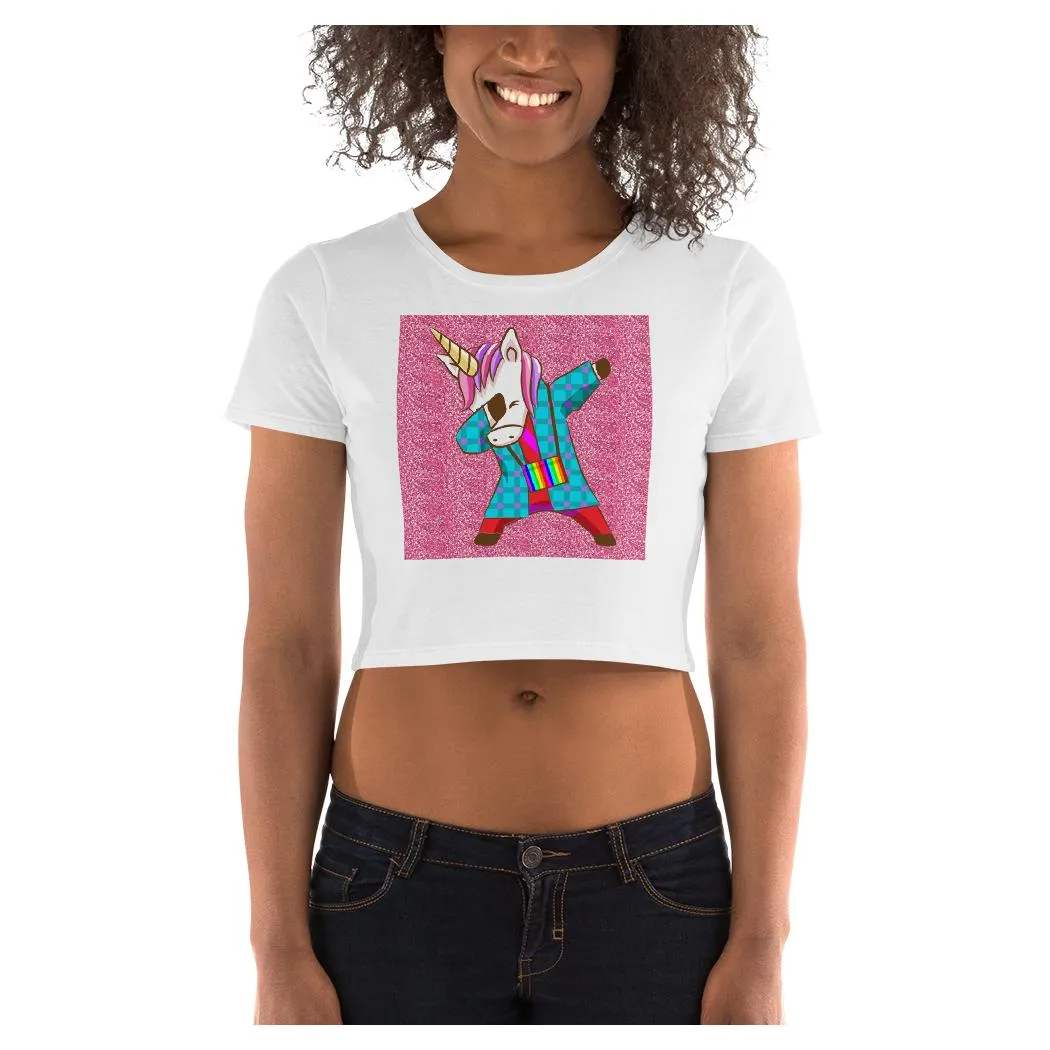 Pajama Dab Unicorn Crop Tee