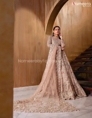 Pakistani Maxi Bridal Dress with Embroidery #BB257