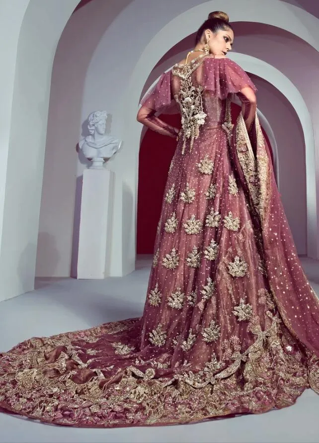 Pakistani Red Bridal Lehnga for Wedding #N7004