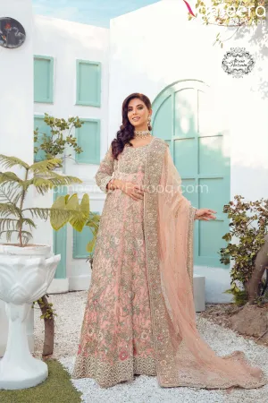 Pakistani Wedding Maxi Dress for Bride Online #BR142