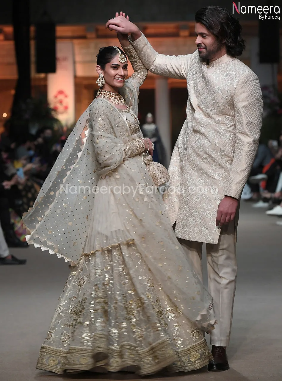 Pakistani White Lehenga Bridal for Wedding 2021 #BR180