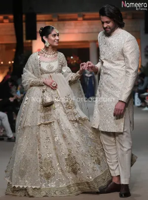 Pakistani White Lehenga Bridal for Wedding 2021 #BR180