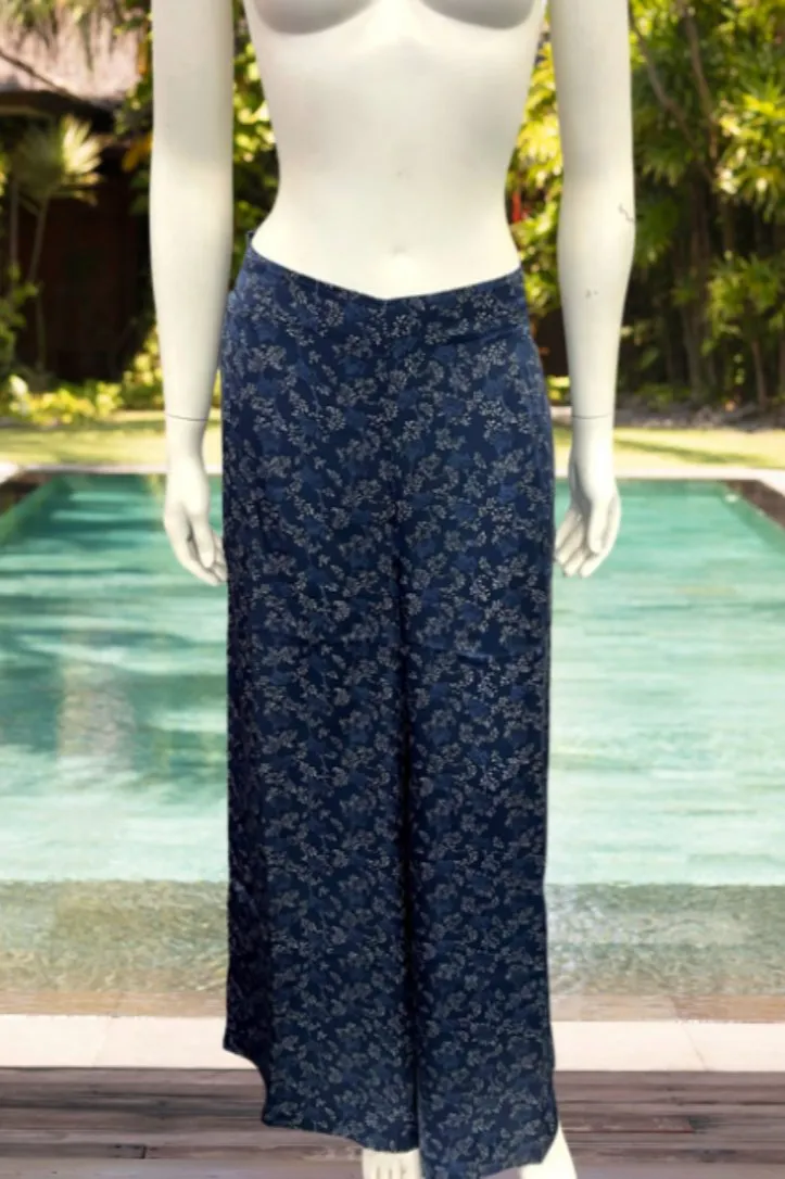 PALAZZO SILK MARTINI PANTS