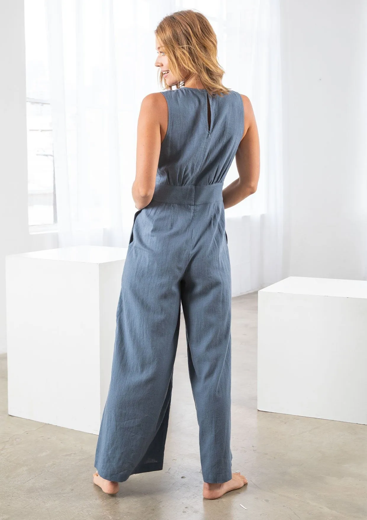 Panama Linen Jumpsuit