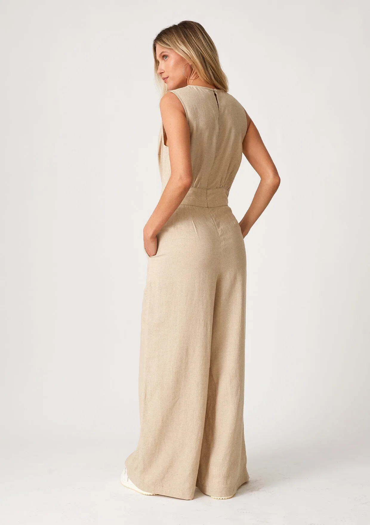 Panama Linen Jumpsuit
