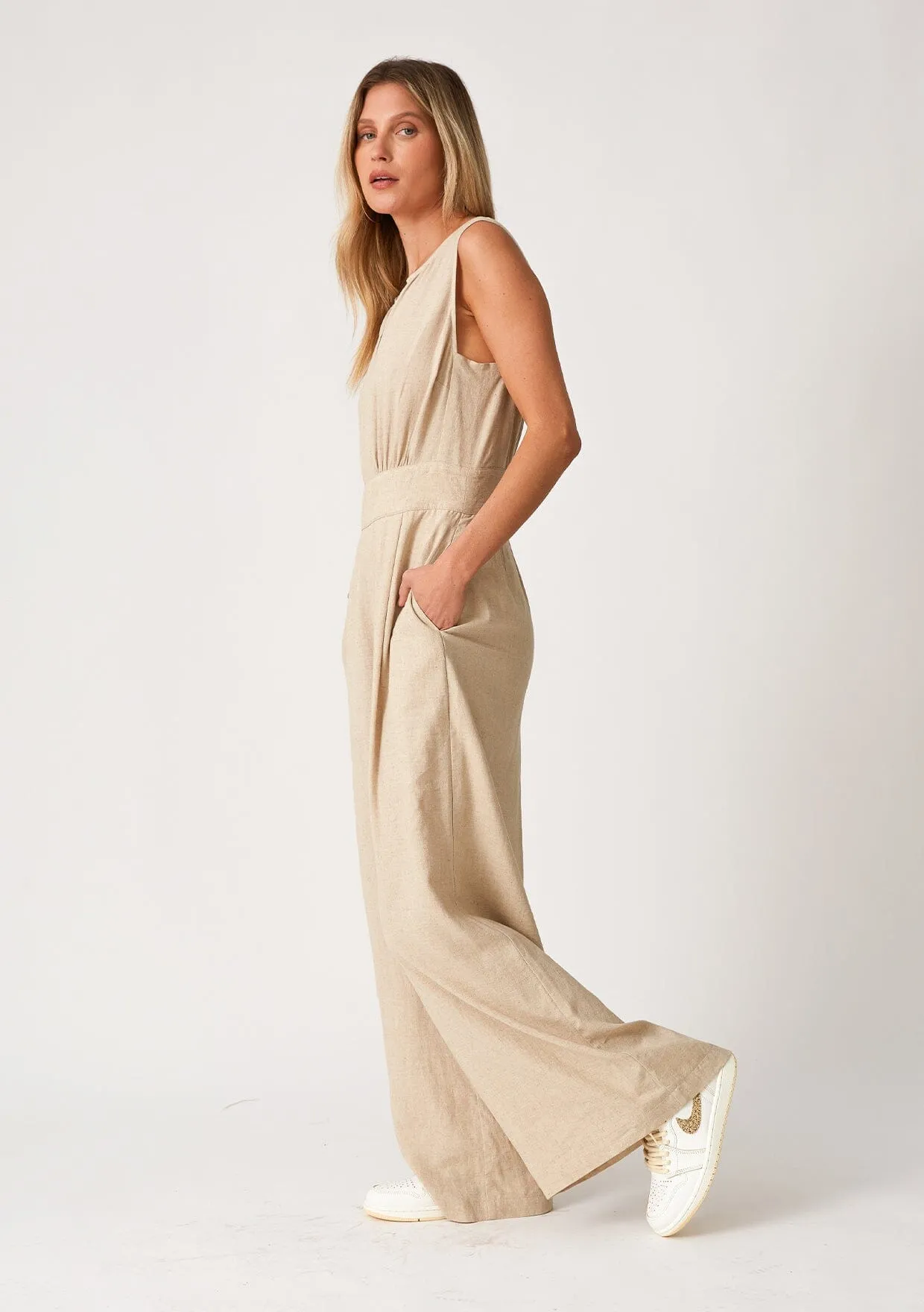 Panama Linen Jumpsuit