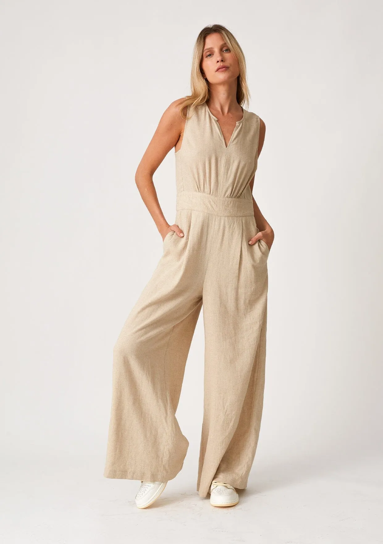 Panama Linen Jumpsuit