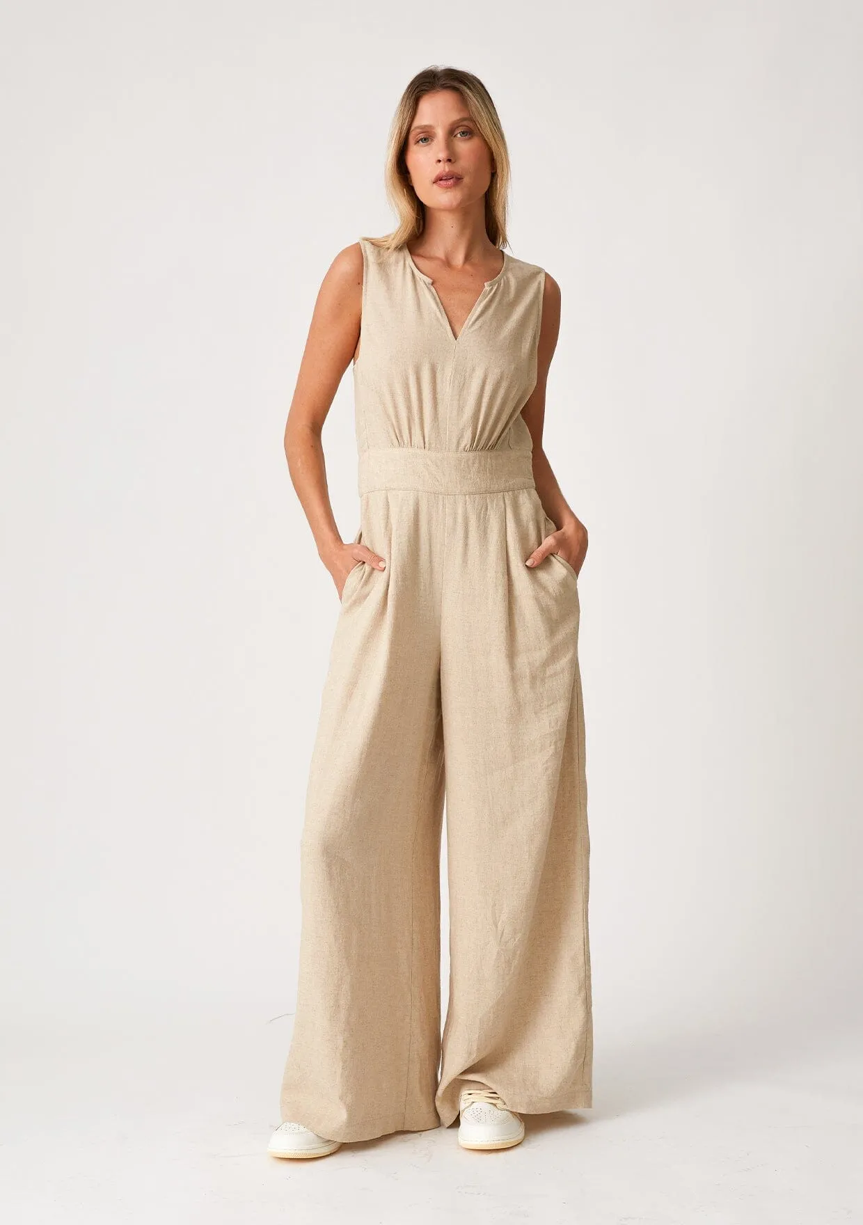 Panama Linen Jumpsuit