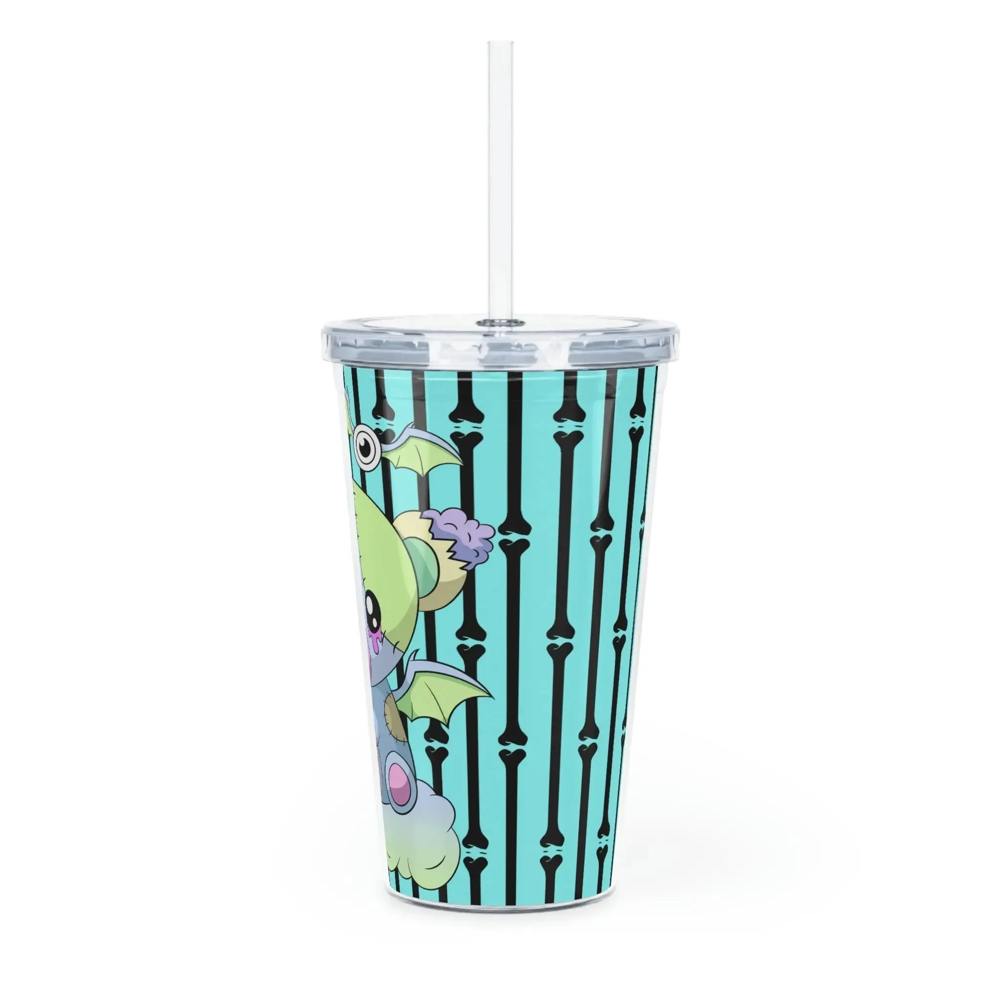 Pastel Goth Cute Bear Tumbler